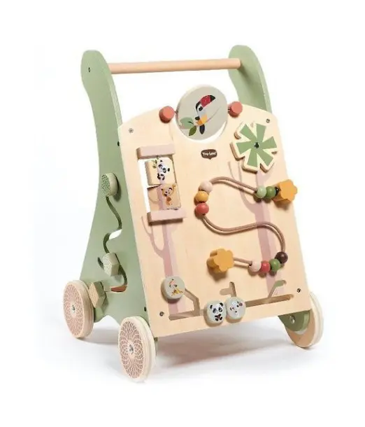 Tiny Love Chariot de marche en bois Boho chic 18m+ Trotteur &