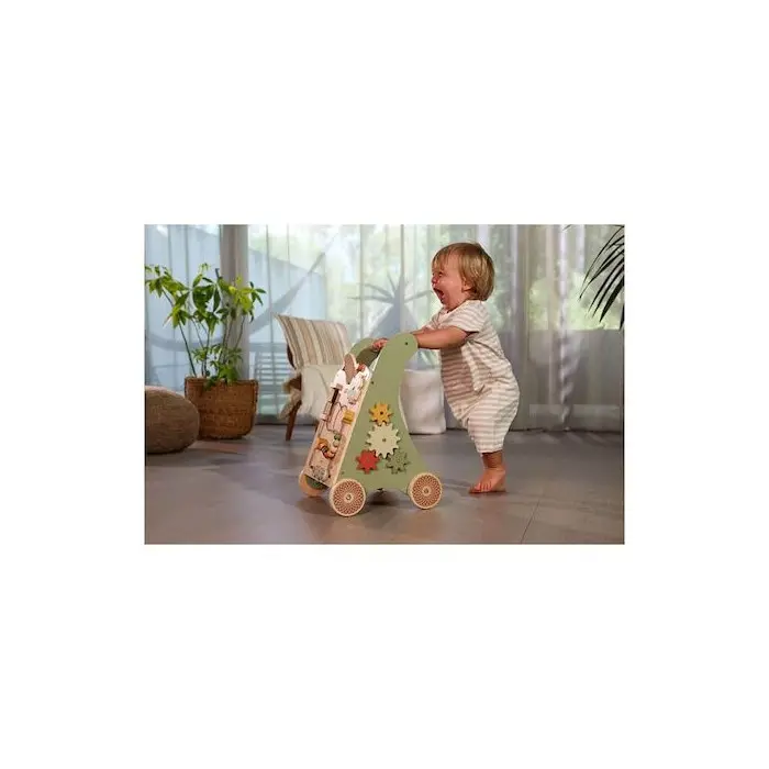 Tiny Love Chariot de marche en bois Boho chic 18m+ Trotteur &