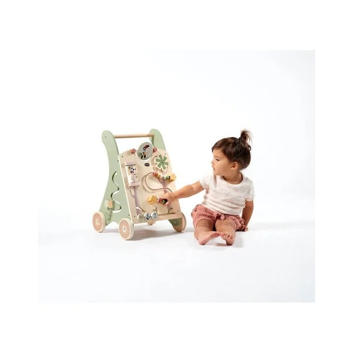 Tiny Love Chariot de marche en bois Boho chic 18m+ Trotteur &