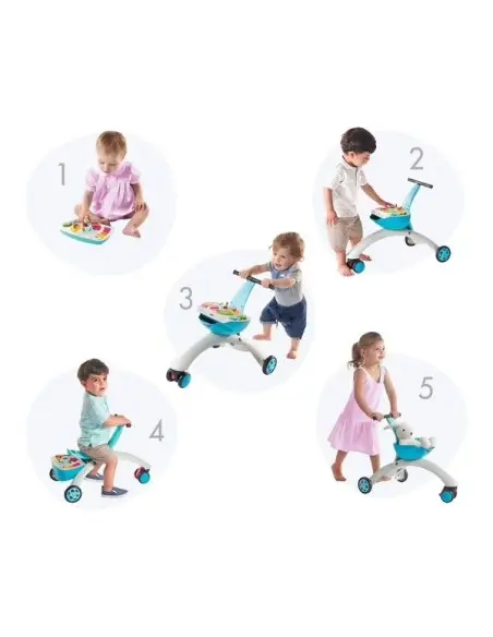 Tiny Love Chariot de marche 5en1 Rose 6m+ Trotteur & Youpala -