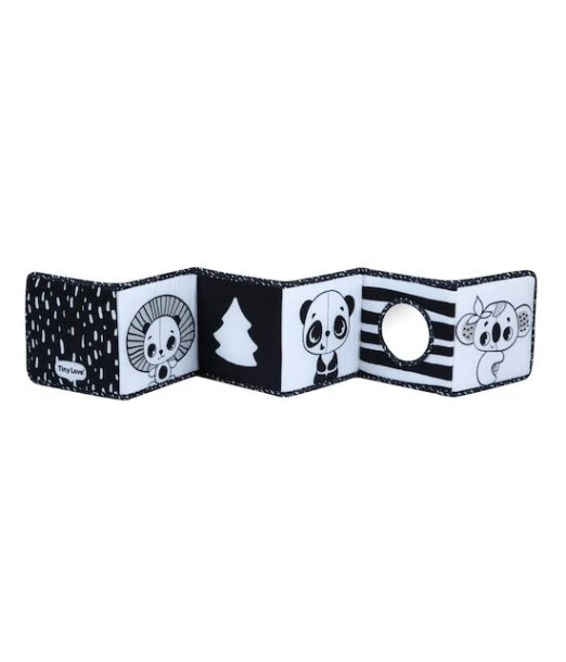 Tiny Love double-sided fabric book Black & White from 0 months