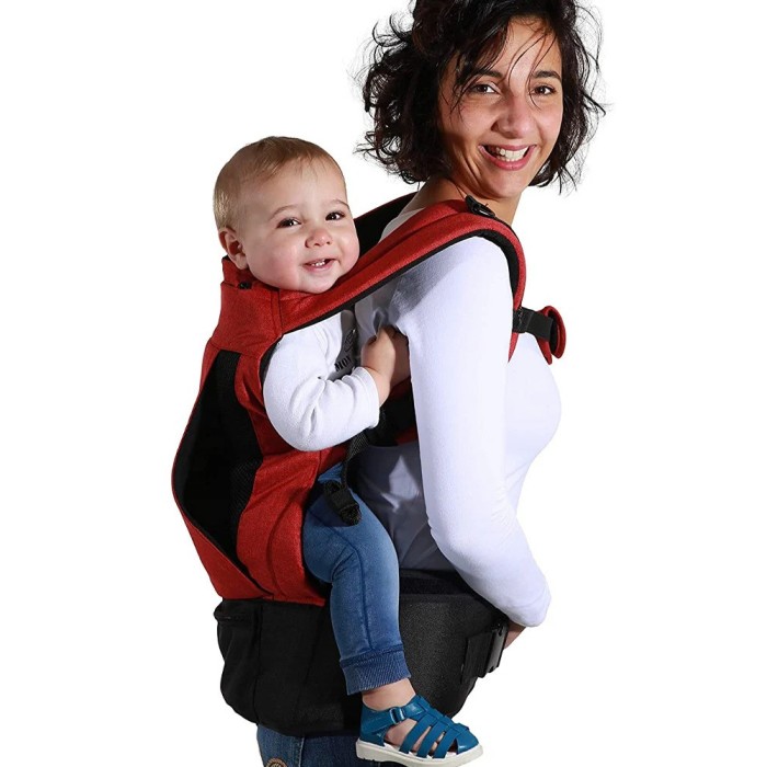 Safety 1st Porte Bébé Physionest Nouka 0-15kg Évolutif Red Chic