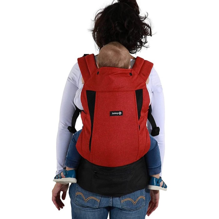 Safety 1st Porte Bébé Physionest Nouka 0-15kg Évolutif Red Chic