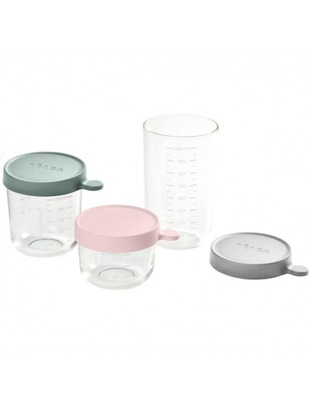 Coffret 3 portions verre 150ml Nude / 250ml Eucalyptus / 400ml