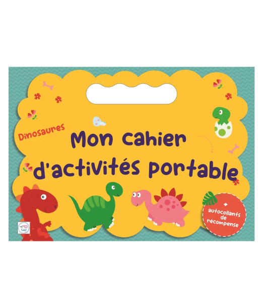 Mon Cahier d'Activités Portable - Dinosaures 0 - 3 ans - Maroc