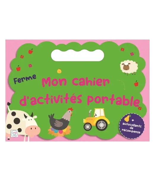 Mon Cahier d'Activités Portable - Ferme 0 - 3 ans - Maroc