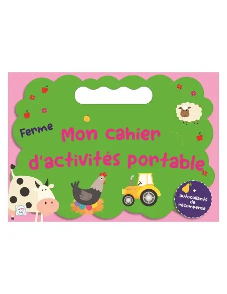 Mon Cahier d'Activités Portable - Ferme 0 - 3 ans - Maroc