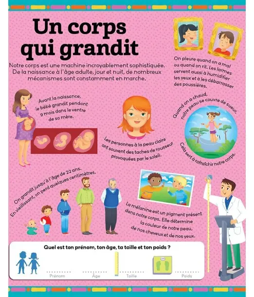 Mon livre sonore - Le Corps Humain Livres & Histoires - Maroc 2