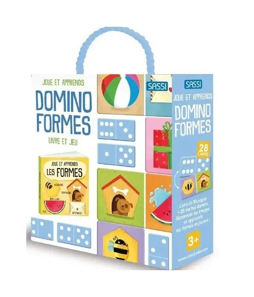 Domino Formes - Livre de 10 pages et 28 cartes domino Livres &