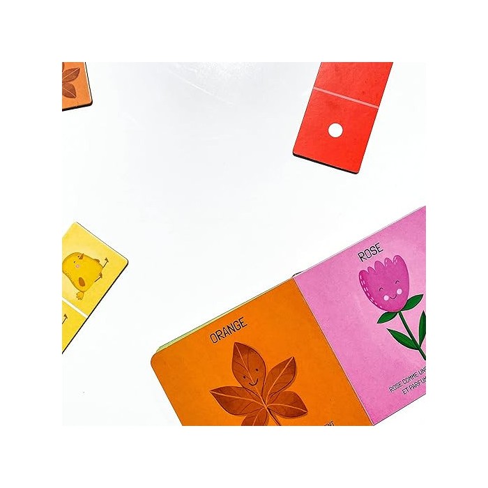Domino Couleurs - Livre de 10 pages et 28 cartes domino Livres