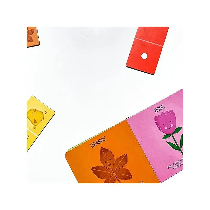 Domino Couleurs - Livre de 10 pages et 28 cartes domino Livres