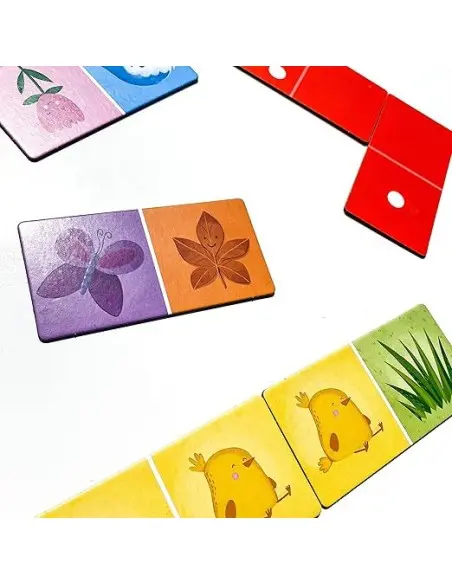 Colour Dominoes - 10-page book and 28 domino cards — photo 3