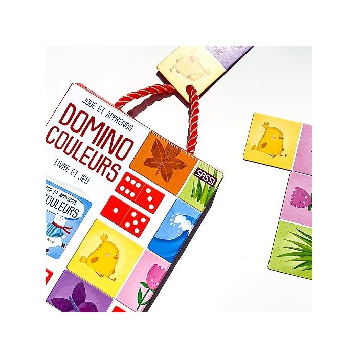 Domino Couleurs - Livre de 10 pages et 28 cartes domino Livres