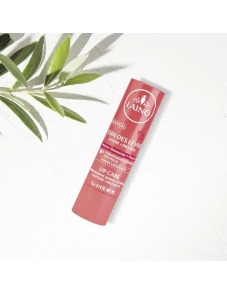 Laino shimmering grenadine-scented lip care