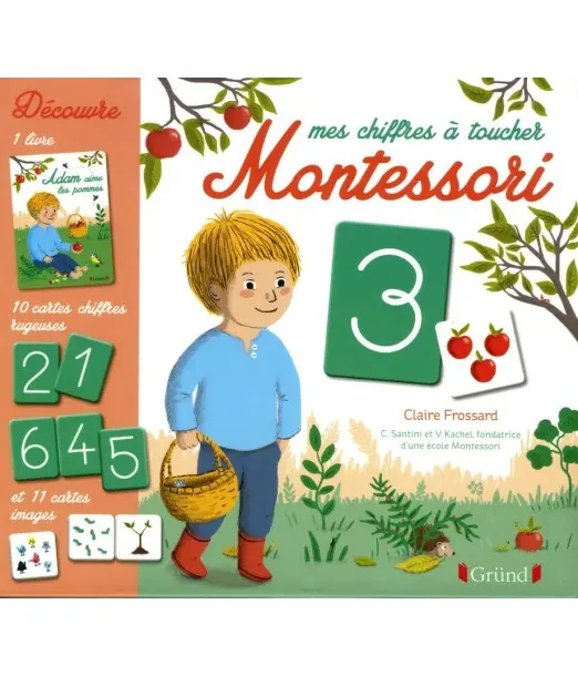 Mes chiffres à toucher Montessori 3ans+ Livres & Histoires - 