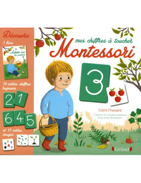 Mes chiffres à toucher Montessori 3ans+ Livres & Histoires - 