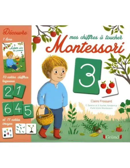 Mes chiffres à toucher Montessori 3ans+ Livres & Histoires - 