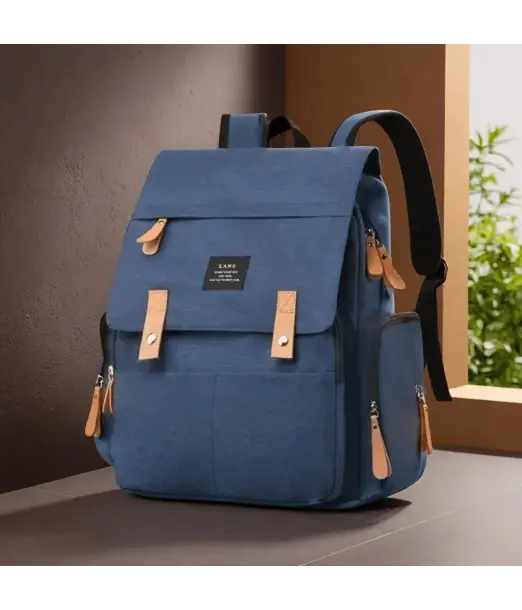 Sac à Dos à Langer - Grande Capacité Bleu Corps - Maroc