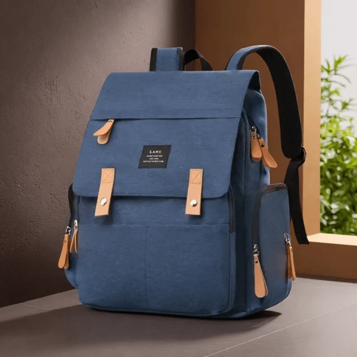 Sac à Dos à Langer - Grande Capacité Bleu Corps - Maroc