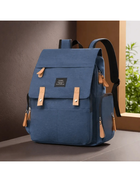 Sac à Dos à Langer - Grande Capacité Bleu Corps - Maroc