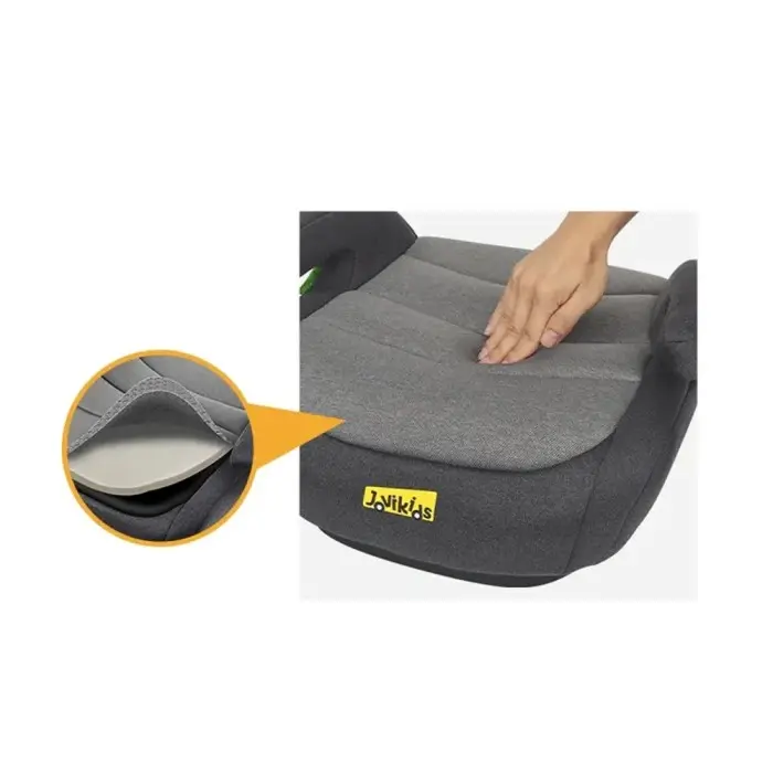 JoviKids Réhausseur Isofix OHHO – Groupe 2/3 Gris Réhausseur -