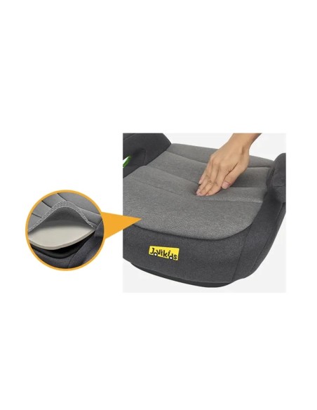 JoviKids Réhausseur Isofix OHHO – Groupe 2/3 Gris Réhausseur -