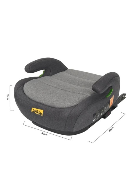 JoviKids Réhausseur Isofix OHHO – Groupe 2/3 Gris Réhausseur -