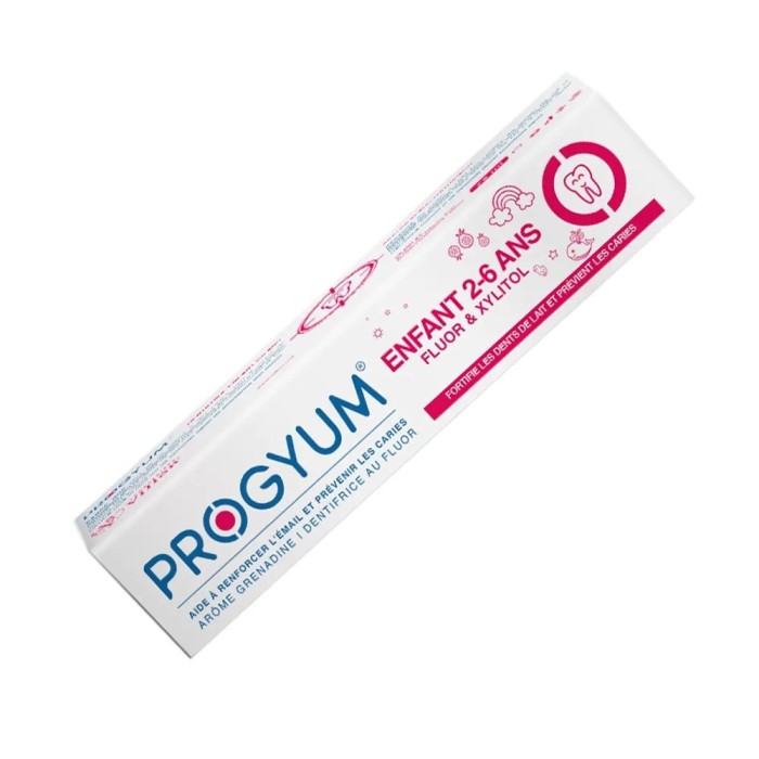 Progyum Dentifrice pour Enfants 2-6ans 75ml Dentifrice - Maroc
