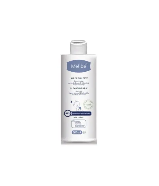Melibé Lait de Toilette 200ml Eau / Lait de toilette - Melibé