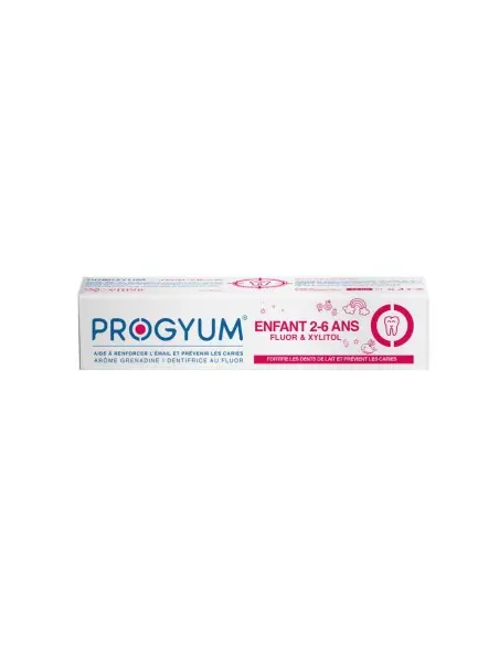 Progyum Dentifrice pour Enfants 2-6ans 75ml Dentifrice - Maroc