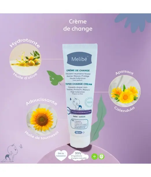 Melibé Crème de change 100ml Soin des Lèvres - Melibé Maroc 2