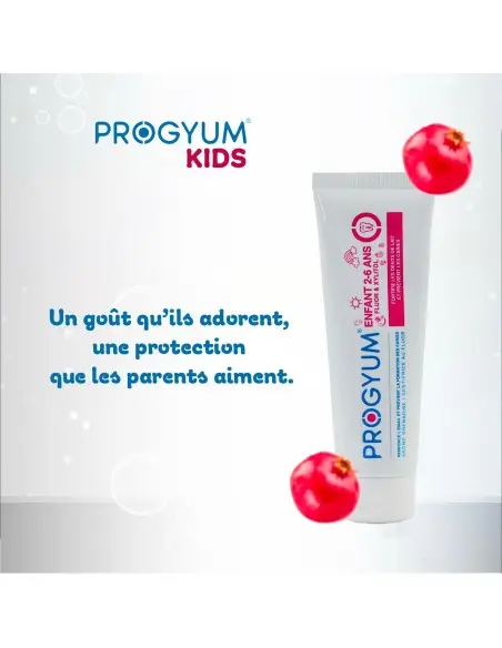 Progyum Dentifrice pour Enfants 2-6ans 75ml Dentifrice - Maroc