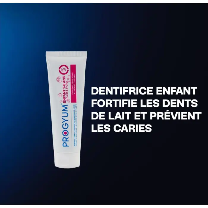 Progyum Dentifrice pour Enfants 2-6ans 75ml Dentifrice - Maroc