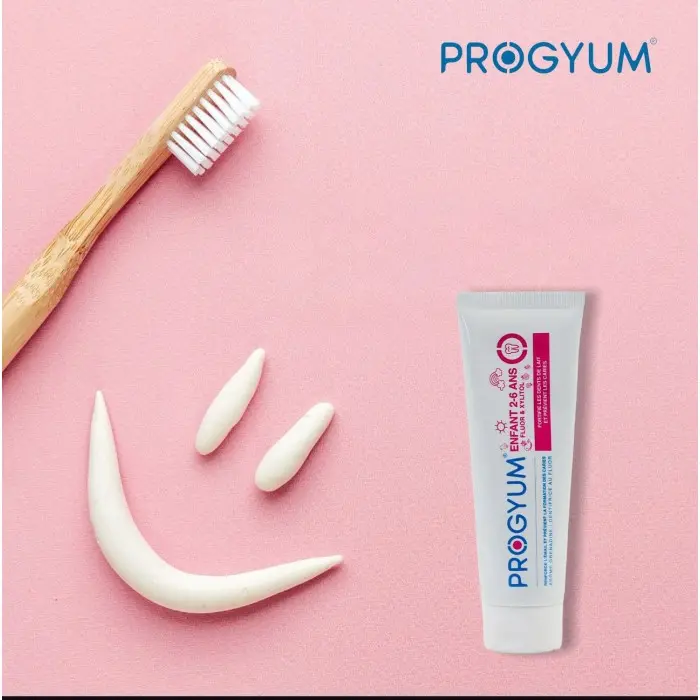 Progyum Dentifrice pour Enfants 2-6ans 75ml Dentifrice - Maroc