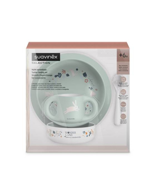 Suavinex Coffret repas Hygge Baby 6m+ Vert au Maroc - Baby And Mom 2
