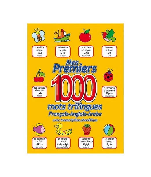 My First 1000 Trilingual Words Arabic-French-English