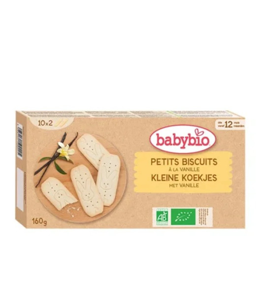 Babybio Petits Boudoirs à la Vanille 160g 8mois+ au Maroc - Baby And Mom