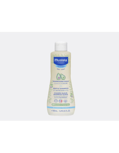 Mustela Shampooing doux bébé à l'avocat BIO 200ml dans Cheveux & Corps chez Baby And Mom Maroc