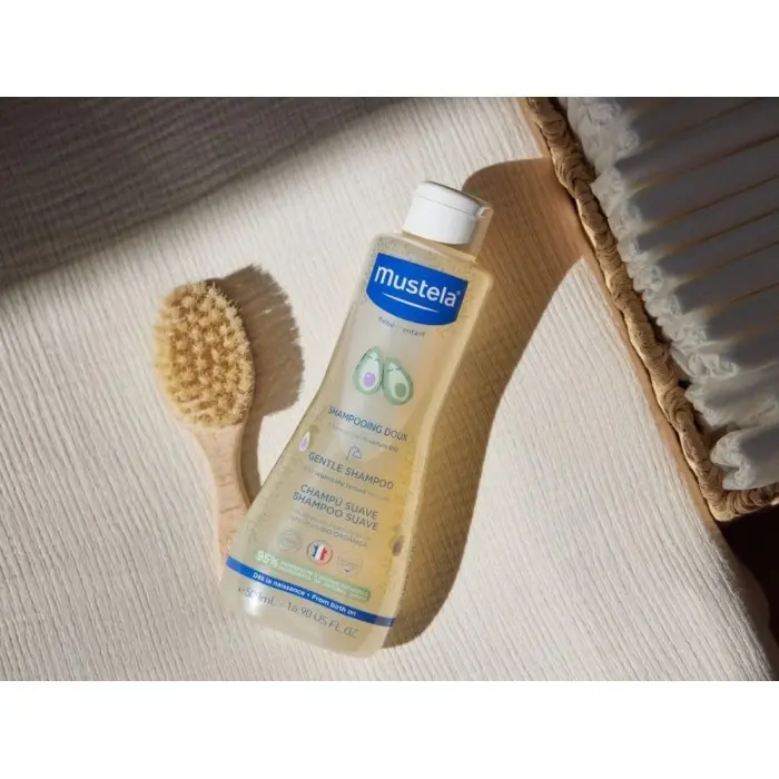 Mustela Shampooing doux bébé à l'avocat BIO 200ml Cheveux &