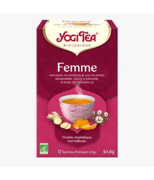 Yogi Tea Infusion Bio 17 sachets - Femme Accessoires