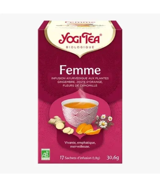 Yogi Tea Infusion Bio 17 sachets - Femme Accessoires