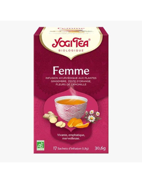 Yogi Tea Infusion Bio 17 sachets - Femme Accessoires