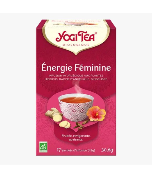 Yogi Tea Infusion Bio 17 sachets - Énergie Féminine Accessoires