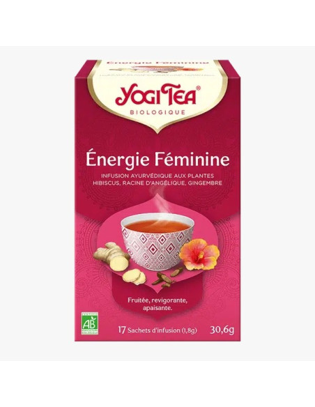 Yogi Tea Infusion Bio 17 sachets - Énergie Féminine Accessoires