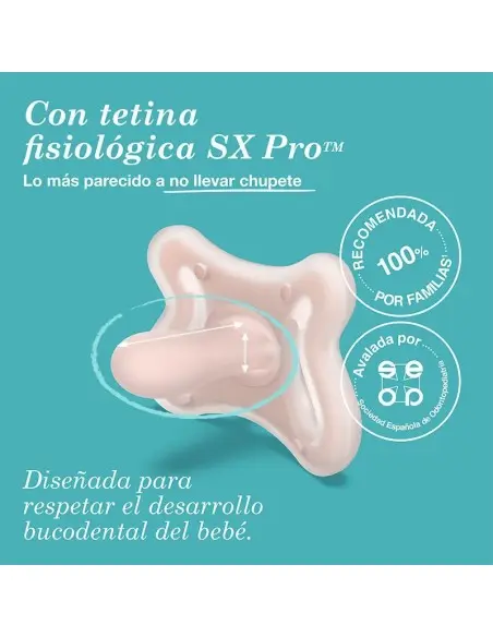 Suavinex set baby bottle Zero.Zero 180 ml with pacifier — photo 5