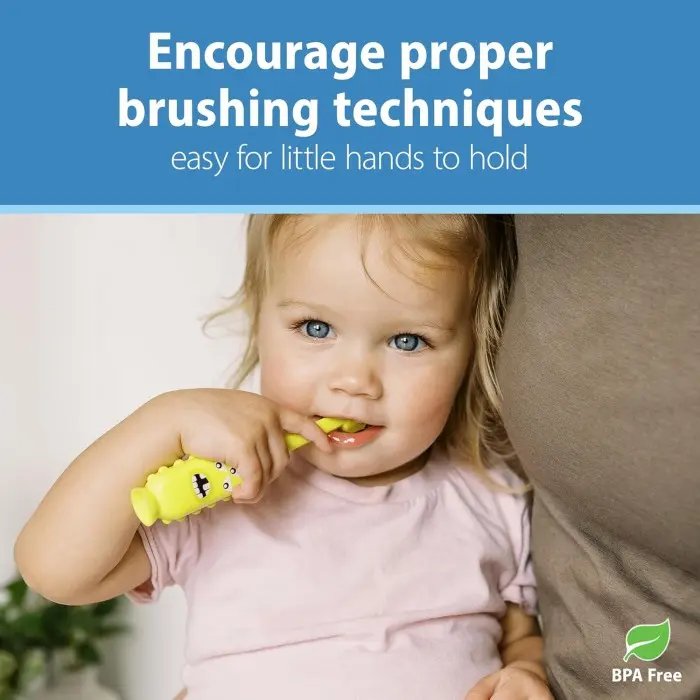 Dr Brown's Brosse à dent 1-4ans Monstre Brosse à dents - Dr