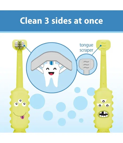 Dr Brown's Brosse à dent 1-4ans Monstre Brosse à dents - Dr 2