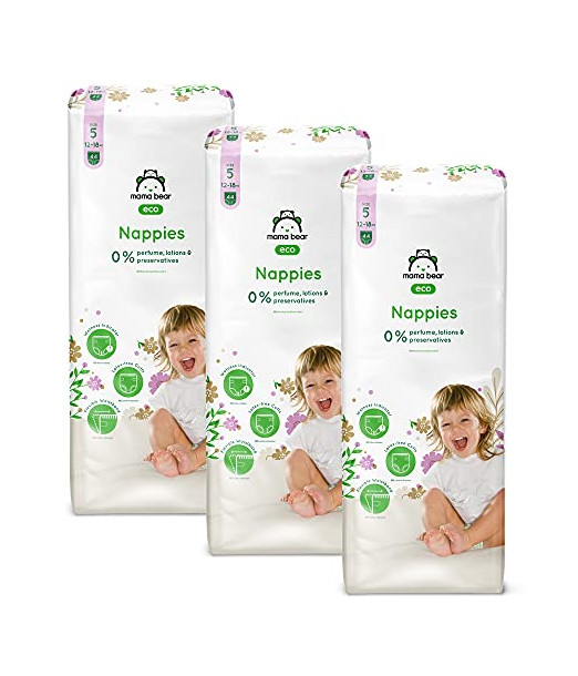 Mama Bear Couches bébé Écologiques Ultra Absorbantes Taille 5