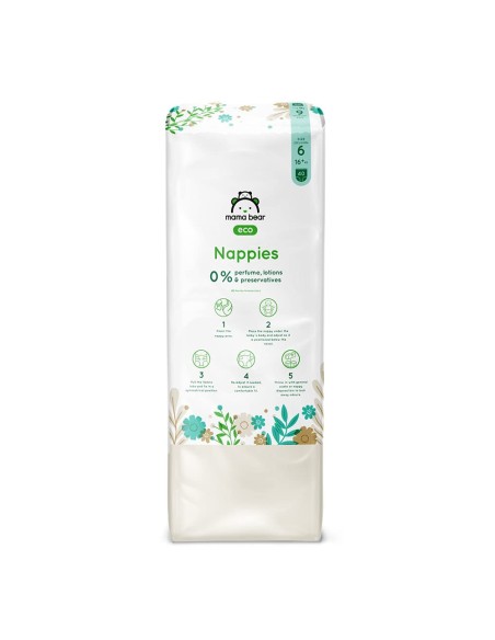 Mama Bear Couches bébé Écologiques Ultra Absorbantes Taille 6