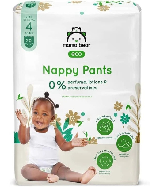 Mama Bear Couches-Culottes bébé Écologiques Ultra Absorbantes
